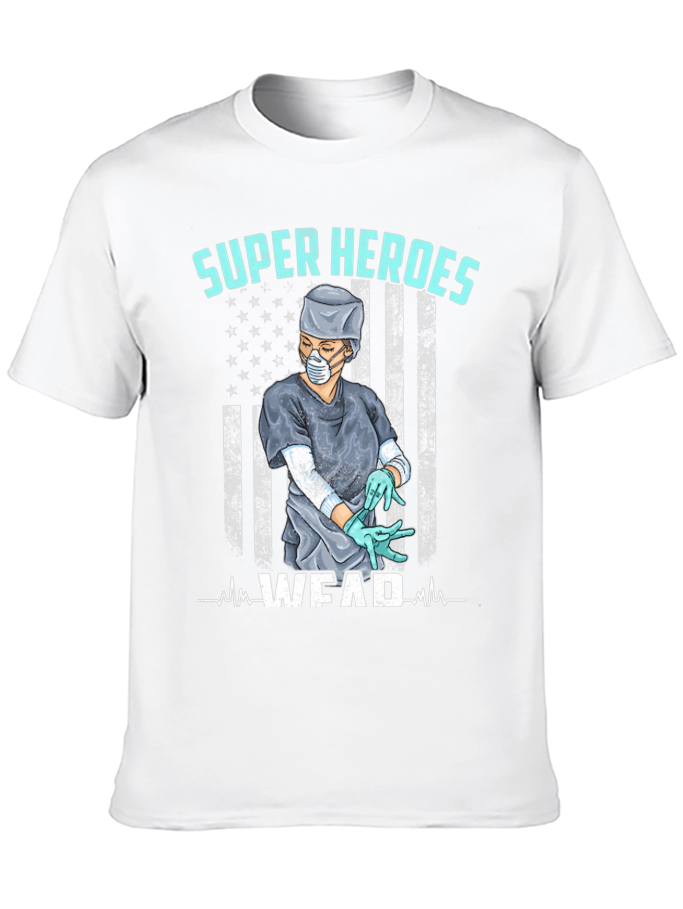 Super Heroes Wear Scrubs T-Shirt