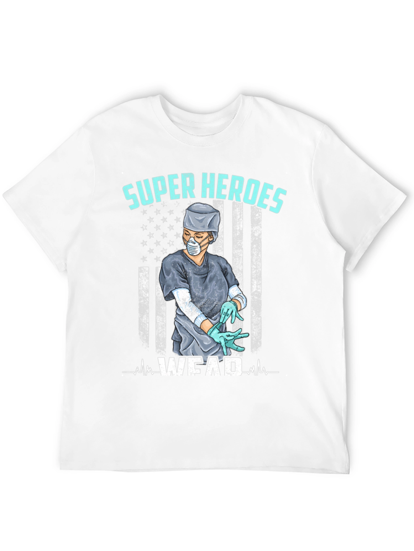 Super Heroes Wear Scrubs T-Shirt