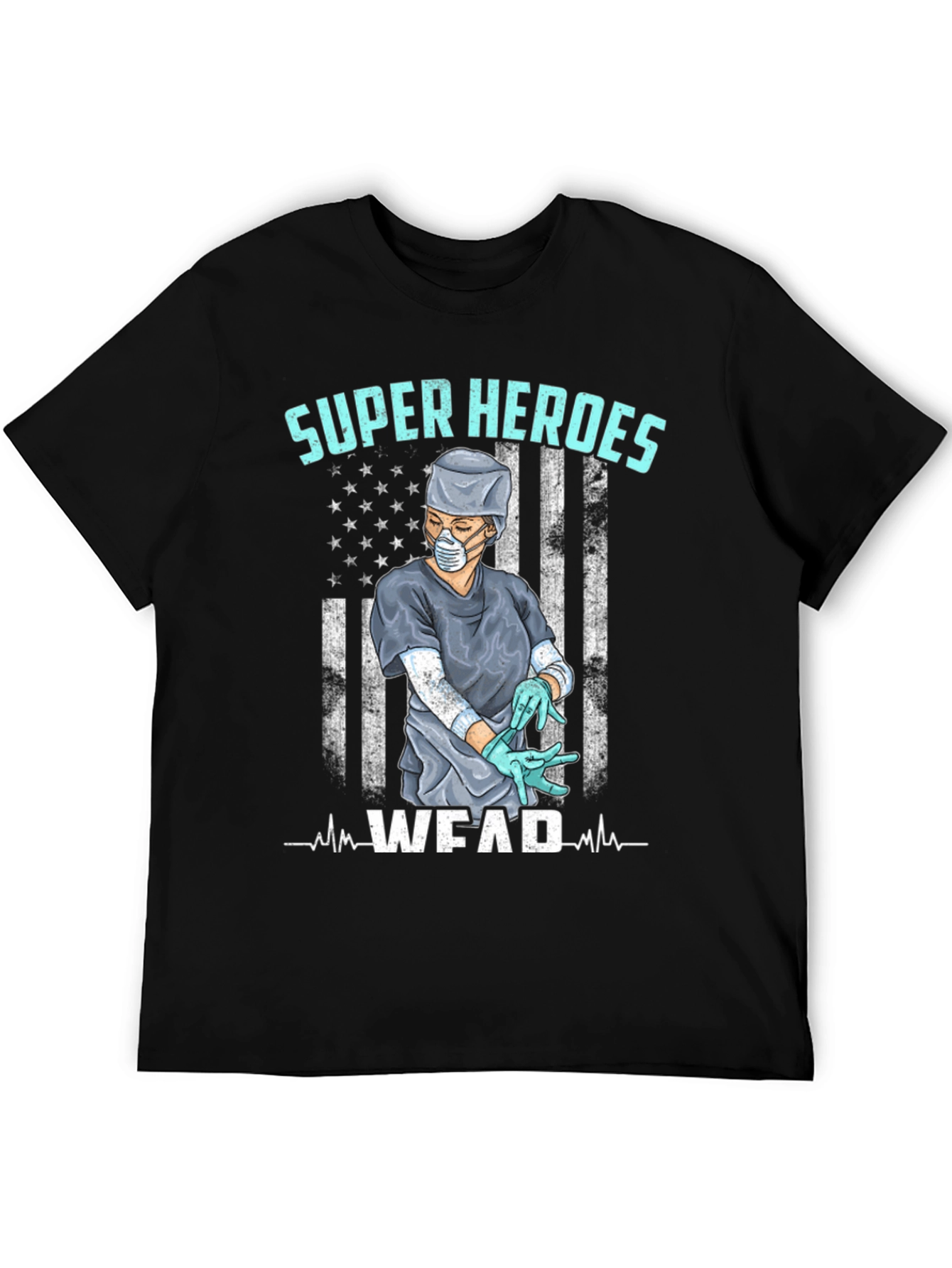 Super Heroes Wear Scrubs T-Shirt