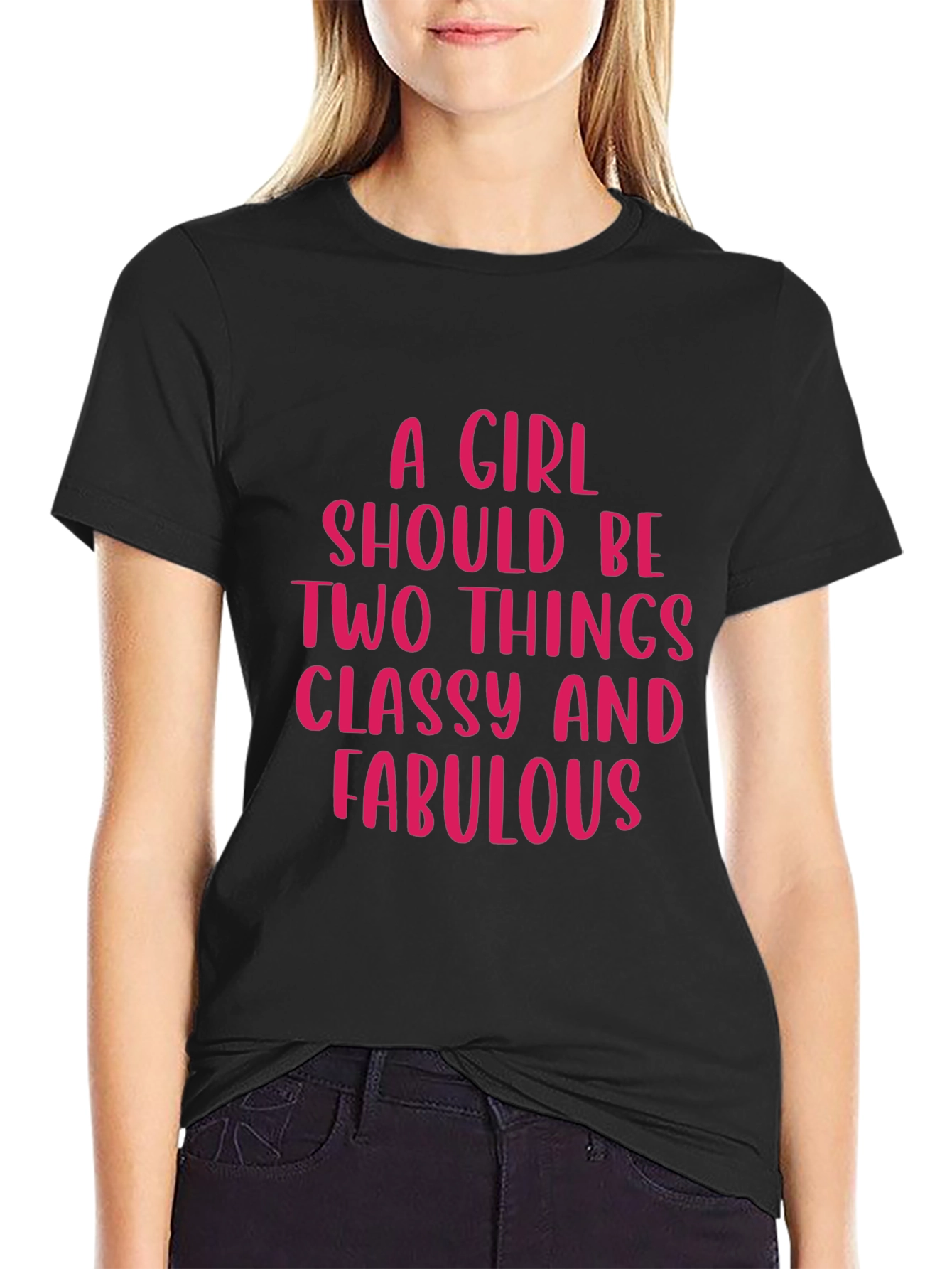 Classy & Fabulous Graphic Tee - Womens Fashion T-Shirt