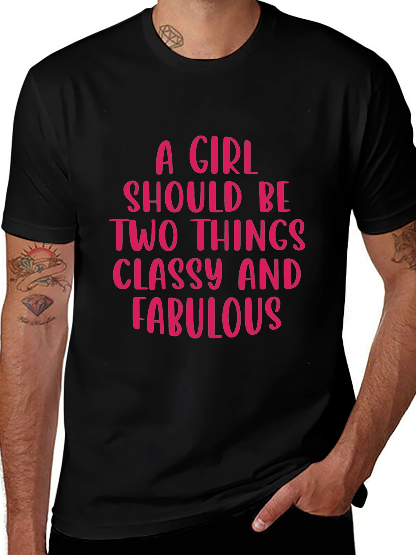 Classy & Fabulous Graphic Tee - Womens Fashion T-Shirt