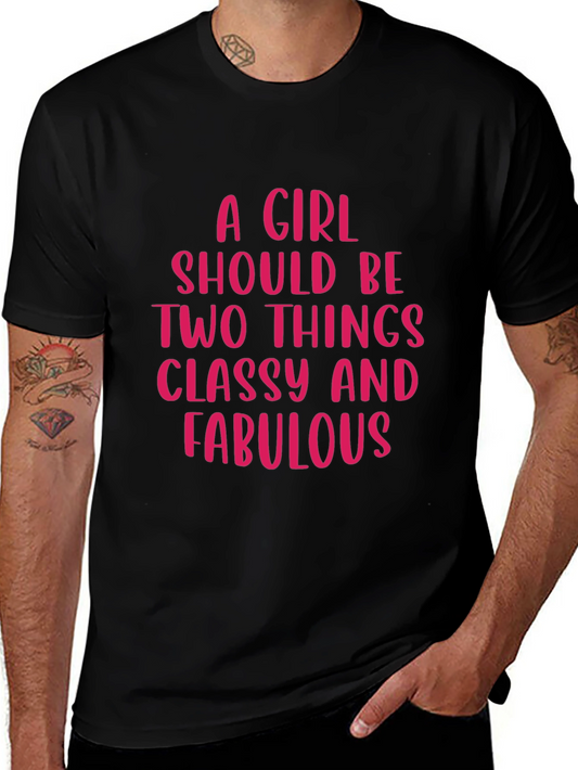 Classy & Fabulous Graphic Tee - Womens Fashion T-Shirt