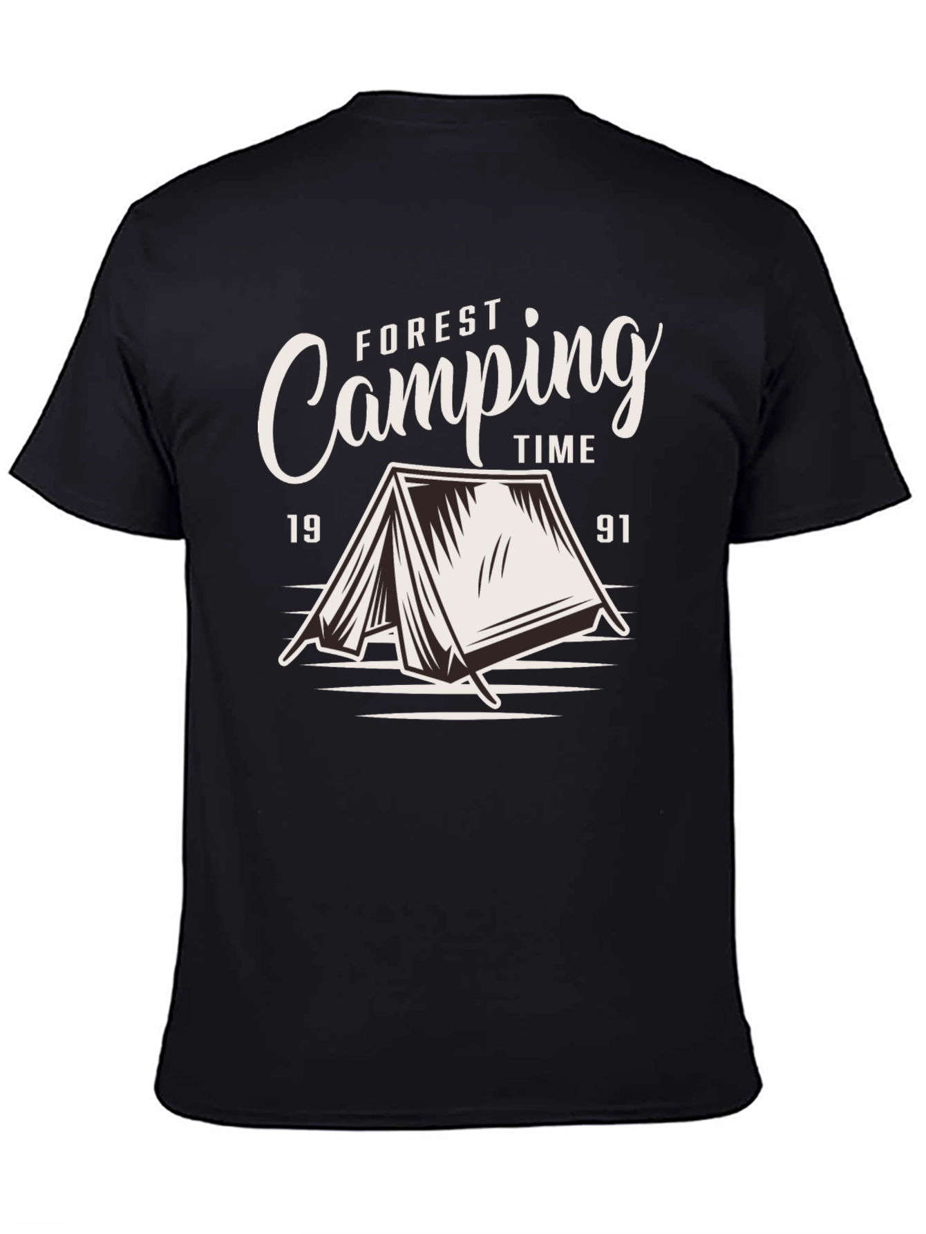 Forest Camping Time Graphic T-Shirt