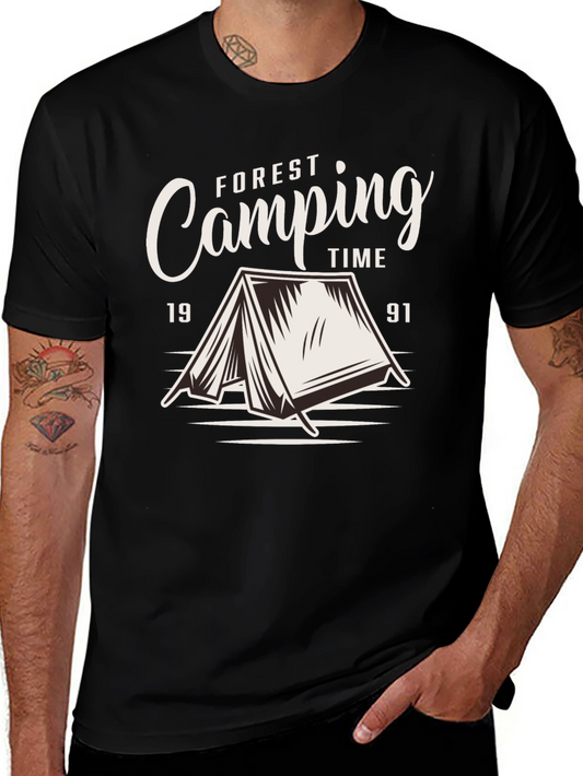 Forest Camping Time Graphic T-Shirt