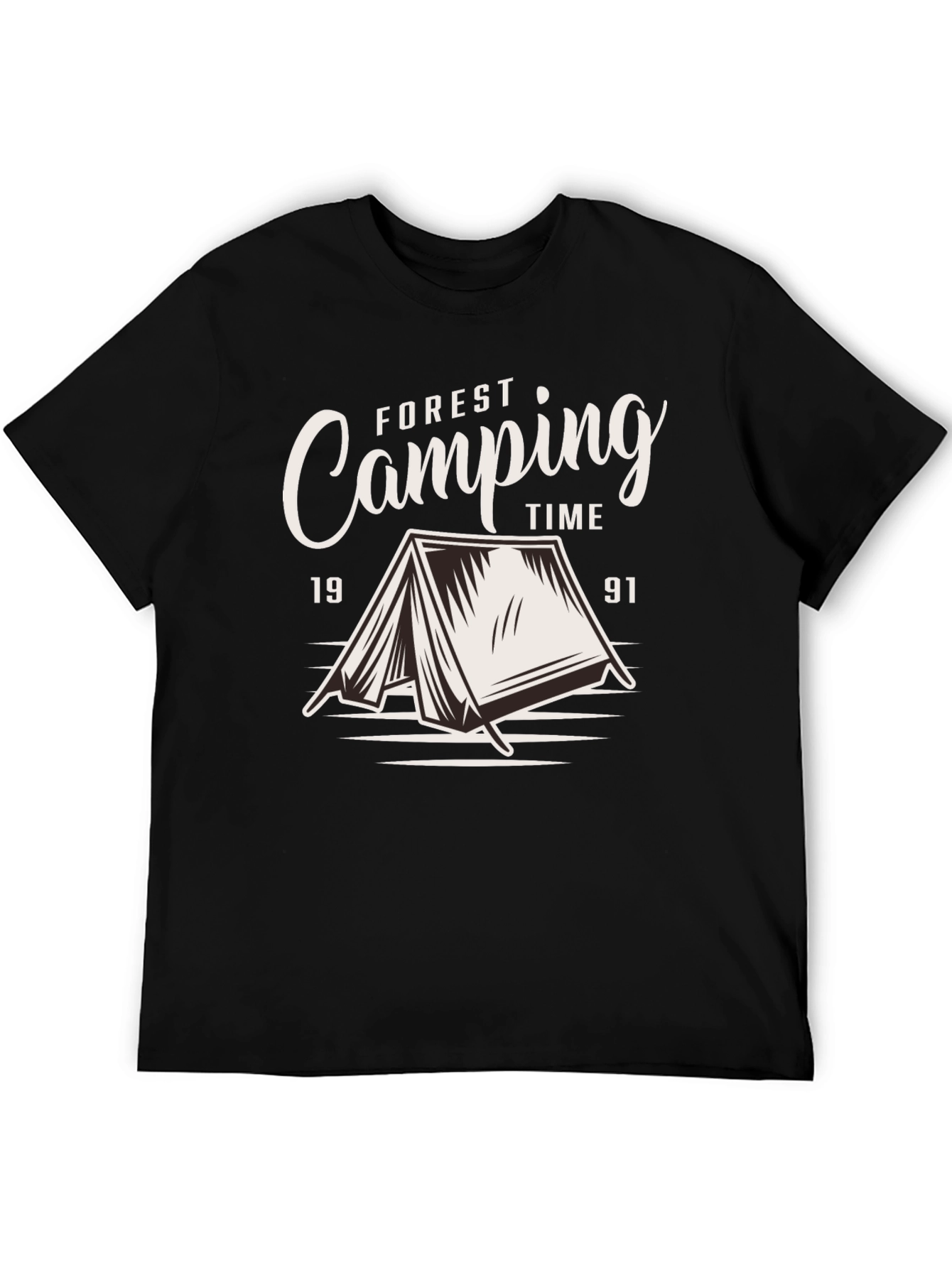 Forest Camping Time Graphic T-Shirt