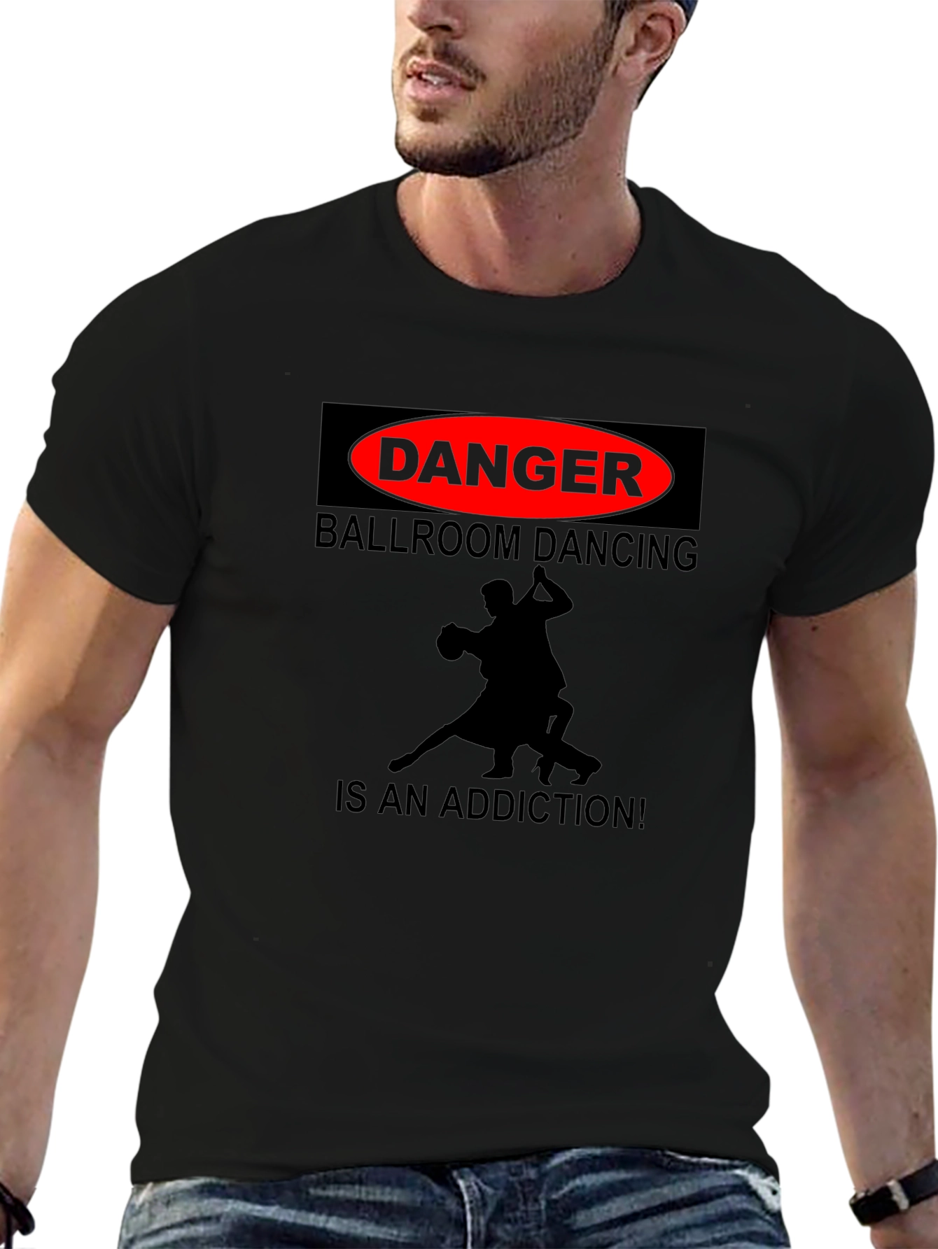 Danger Ballroom Dancing Addiction T-Shirt