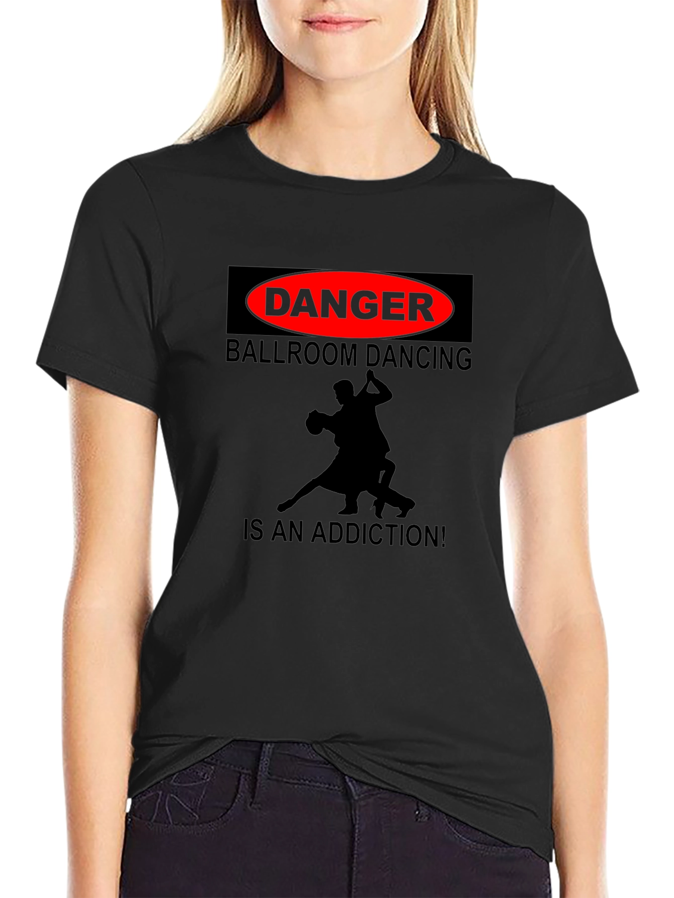 Danger Ballroom Dancing Addiction T-Shirt