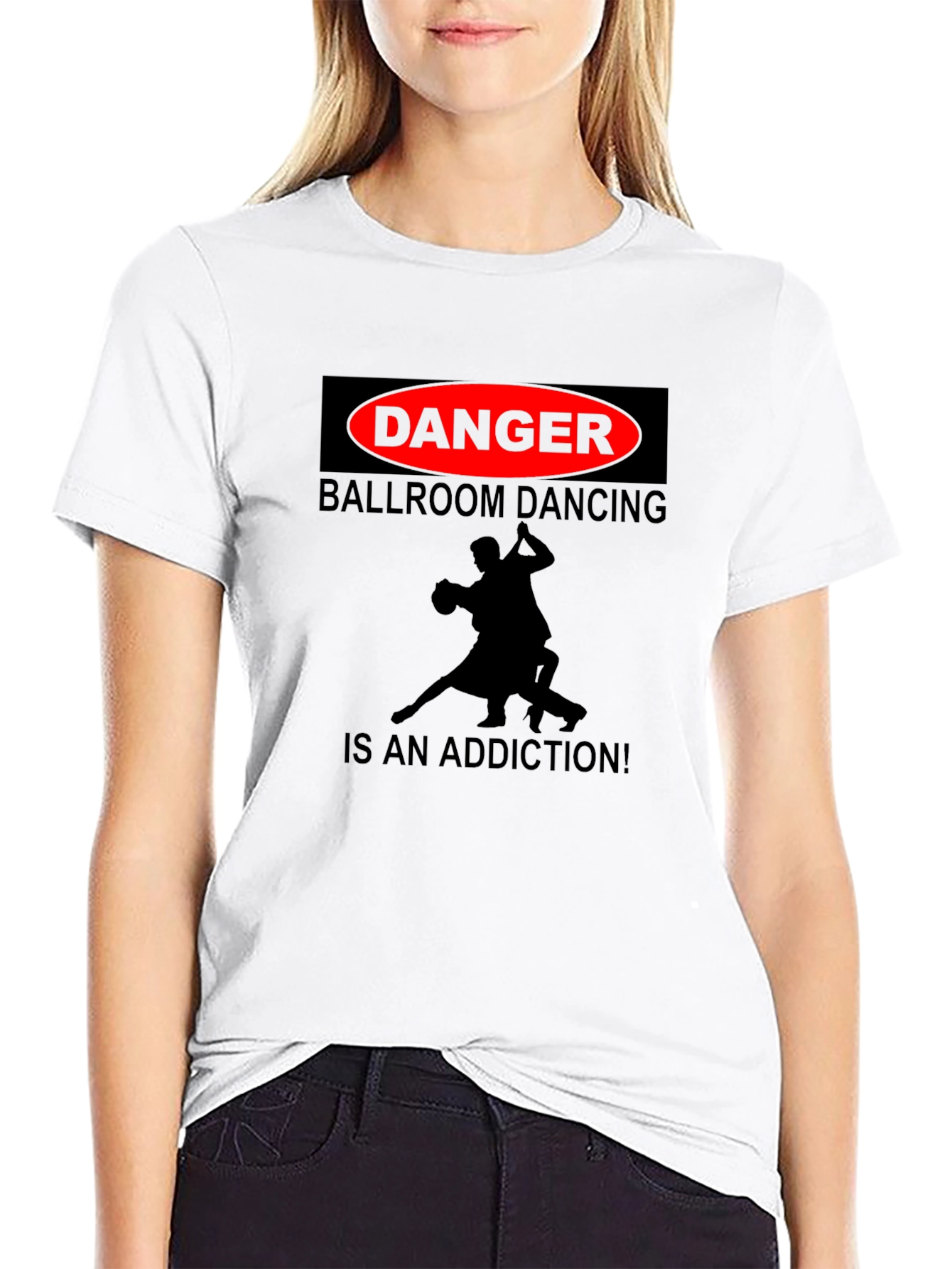 Danger Ballroom Dancing Addiction T-Shirt