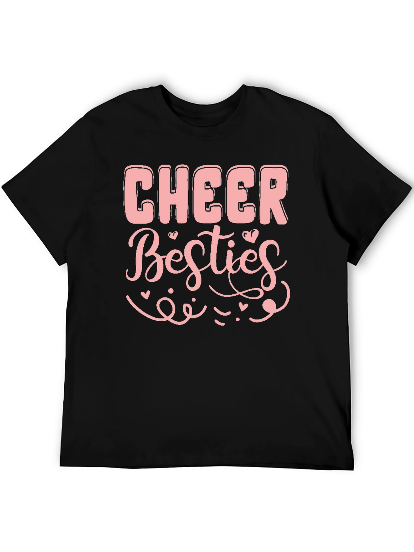Cheer Besties Graphic Tee - Black T-Shirt