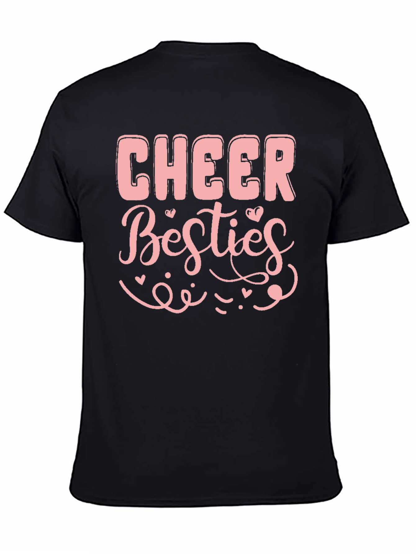 Cheer Besties Graphic Tee - Black T-Shirt