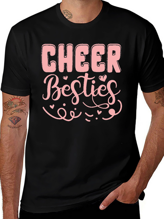 Cheer Besties Graphic Tee - Black T-Shirt