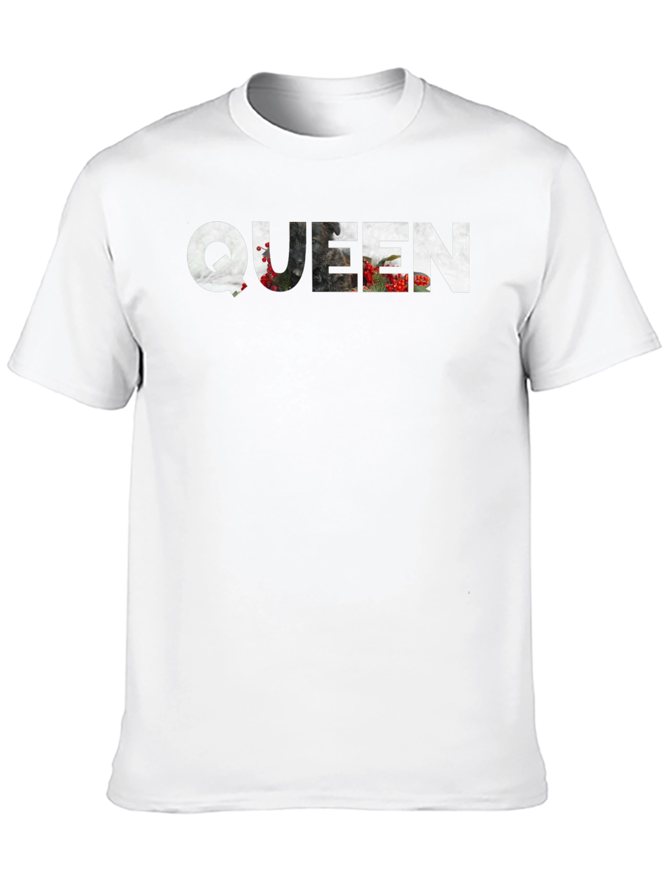 Queen Graphic Print Black Tee
