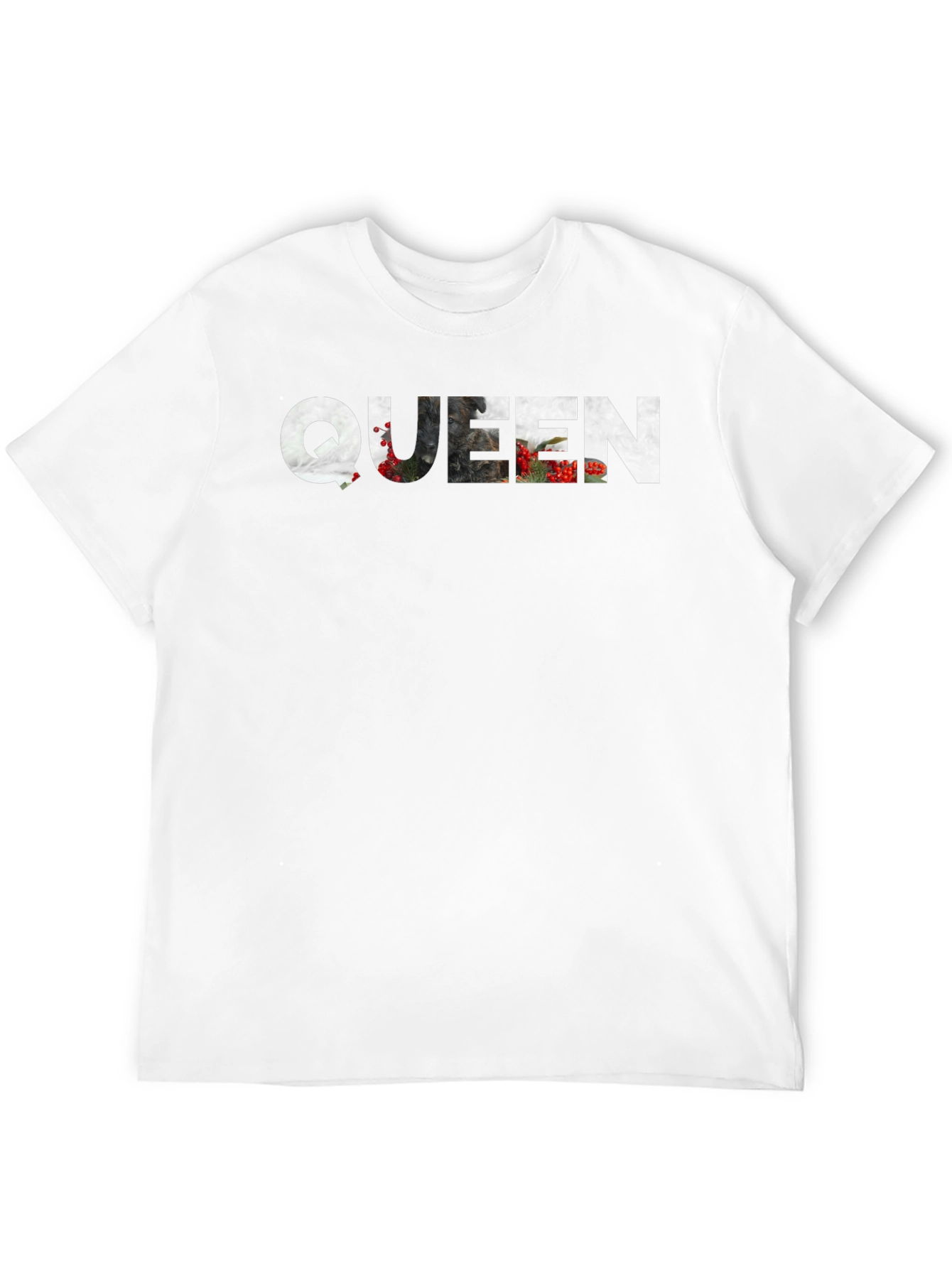 Queen Graphic Print Black Tee