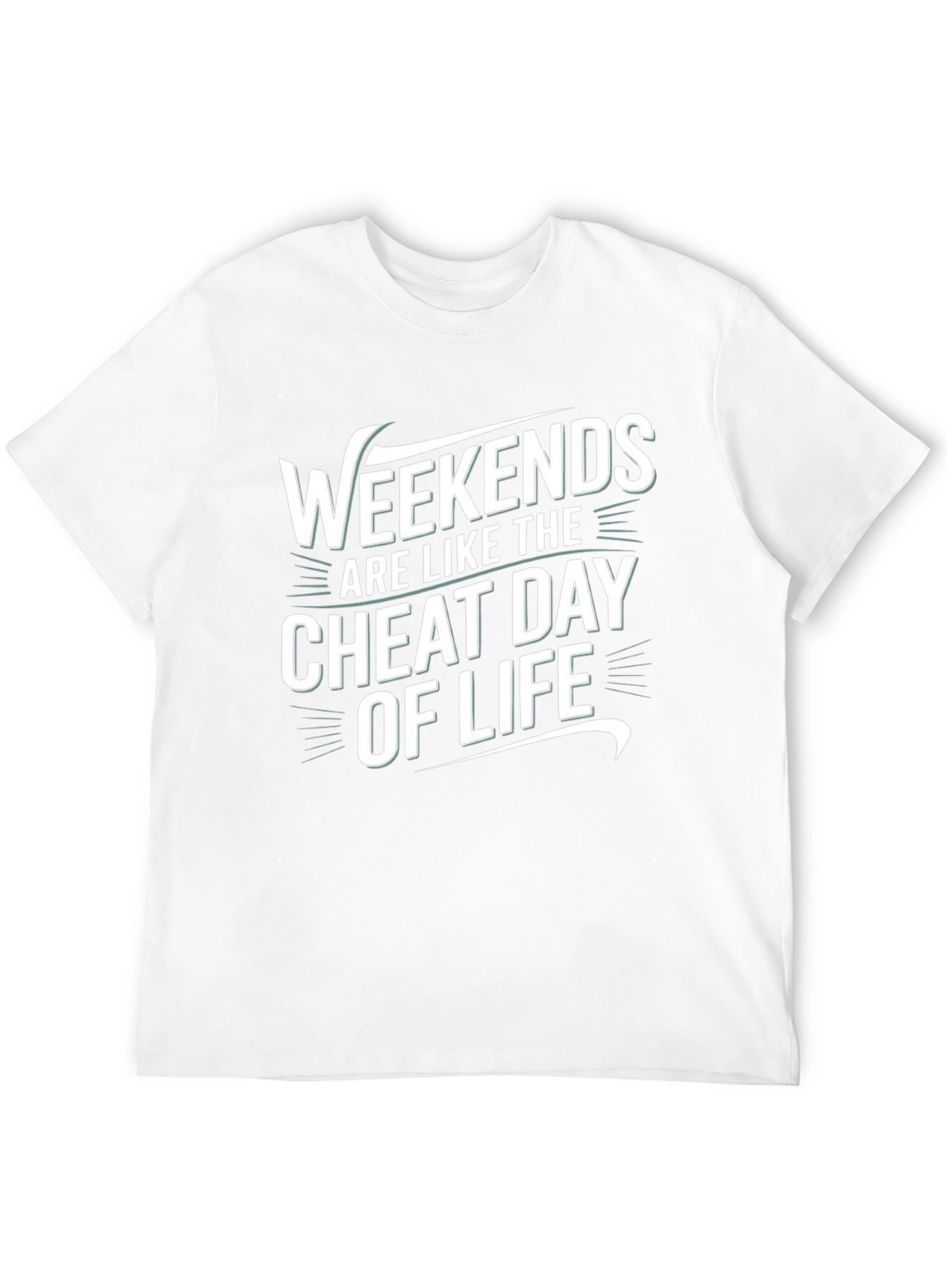 Weekends Cheat Day of Life Graphic Tee