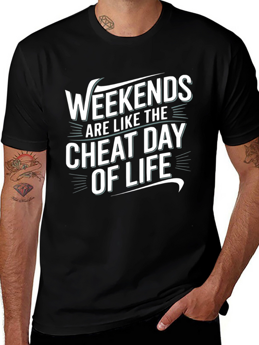 Weekends Cheat Day of Life Graphic Tee