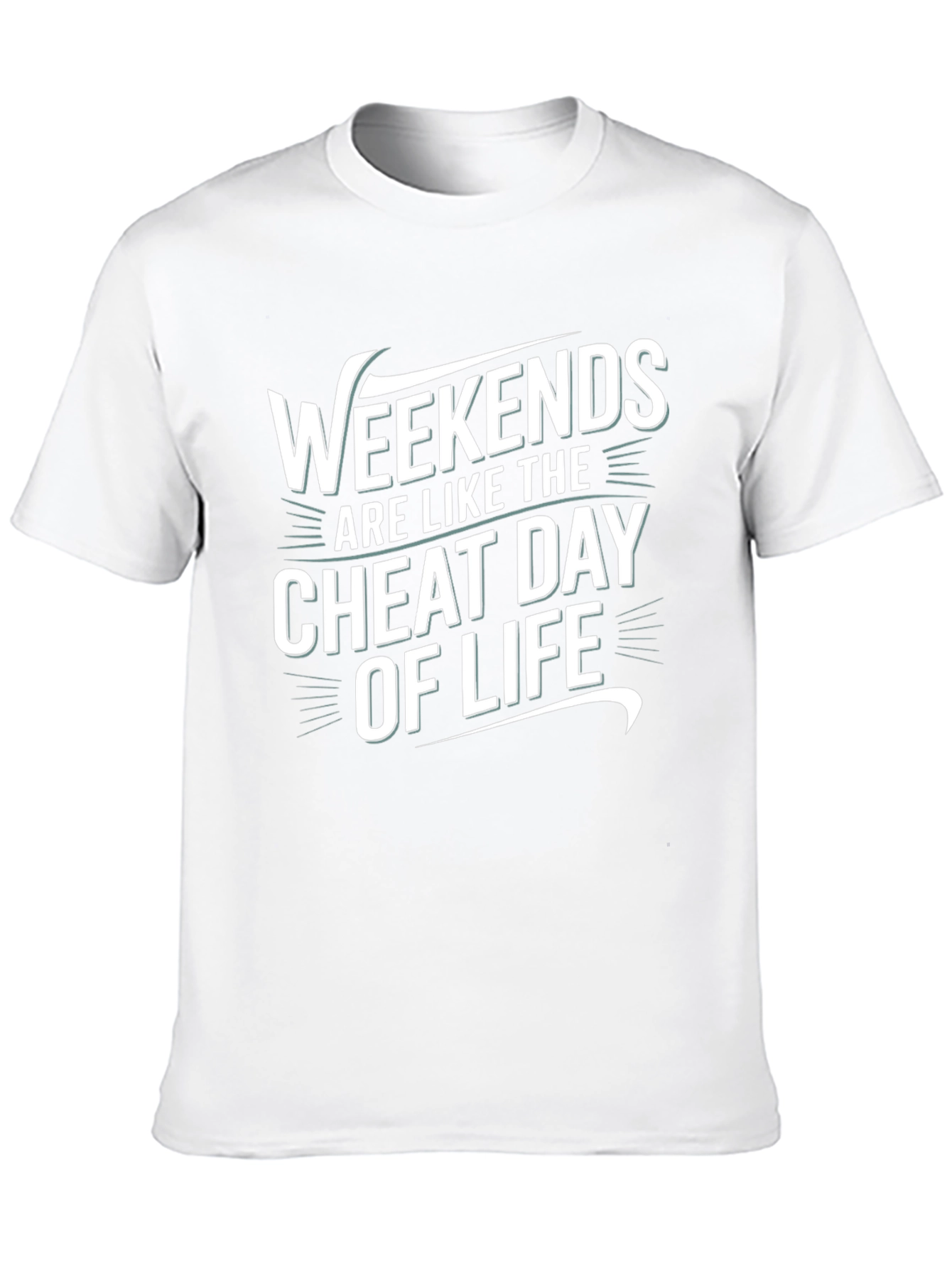 Weekends Cheat Day of Life Graphic Tee