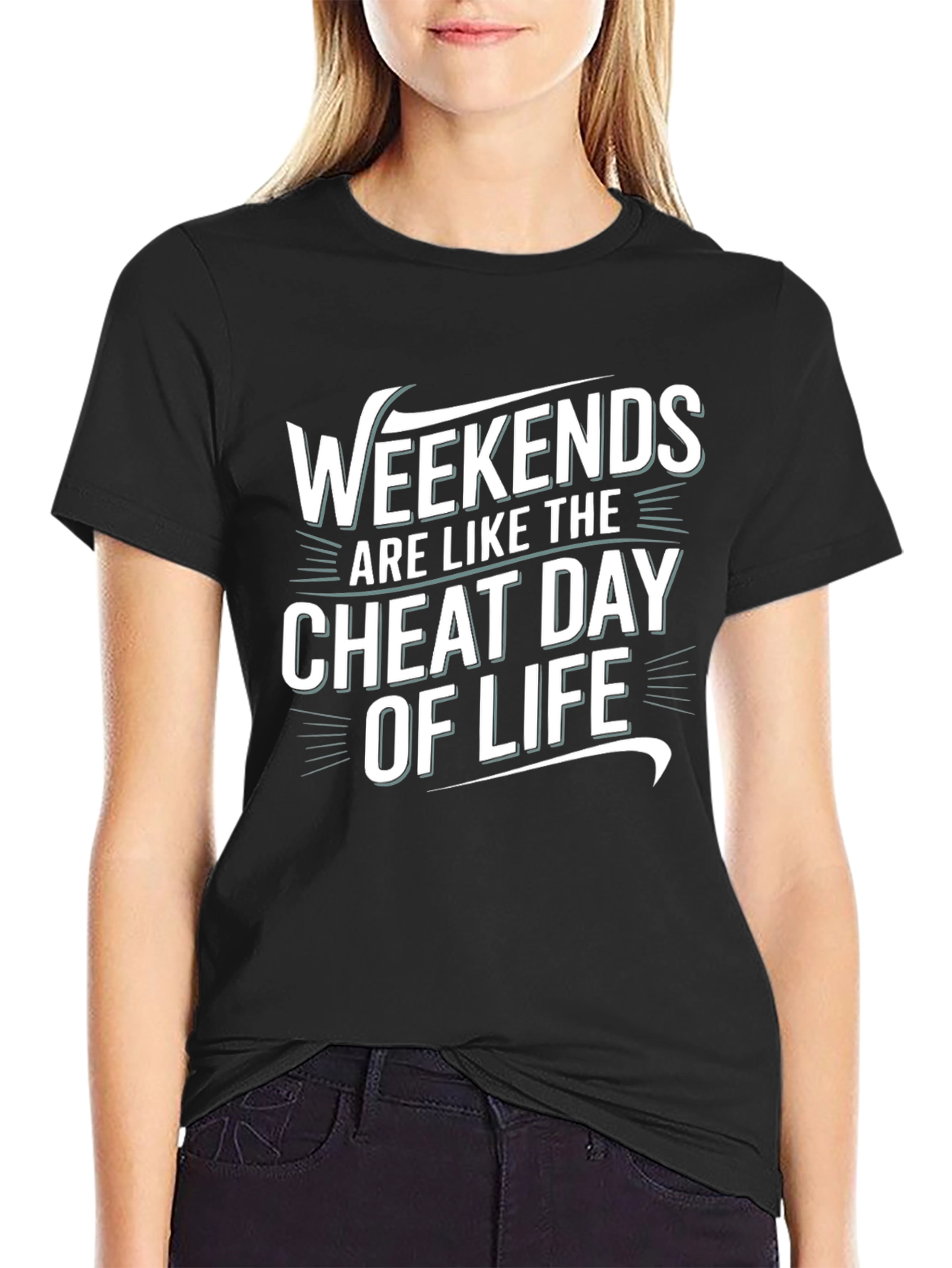 Weekends Cheat Day of Life Graphic Tee