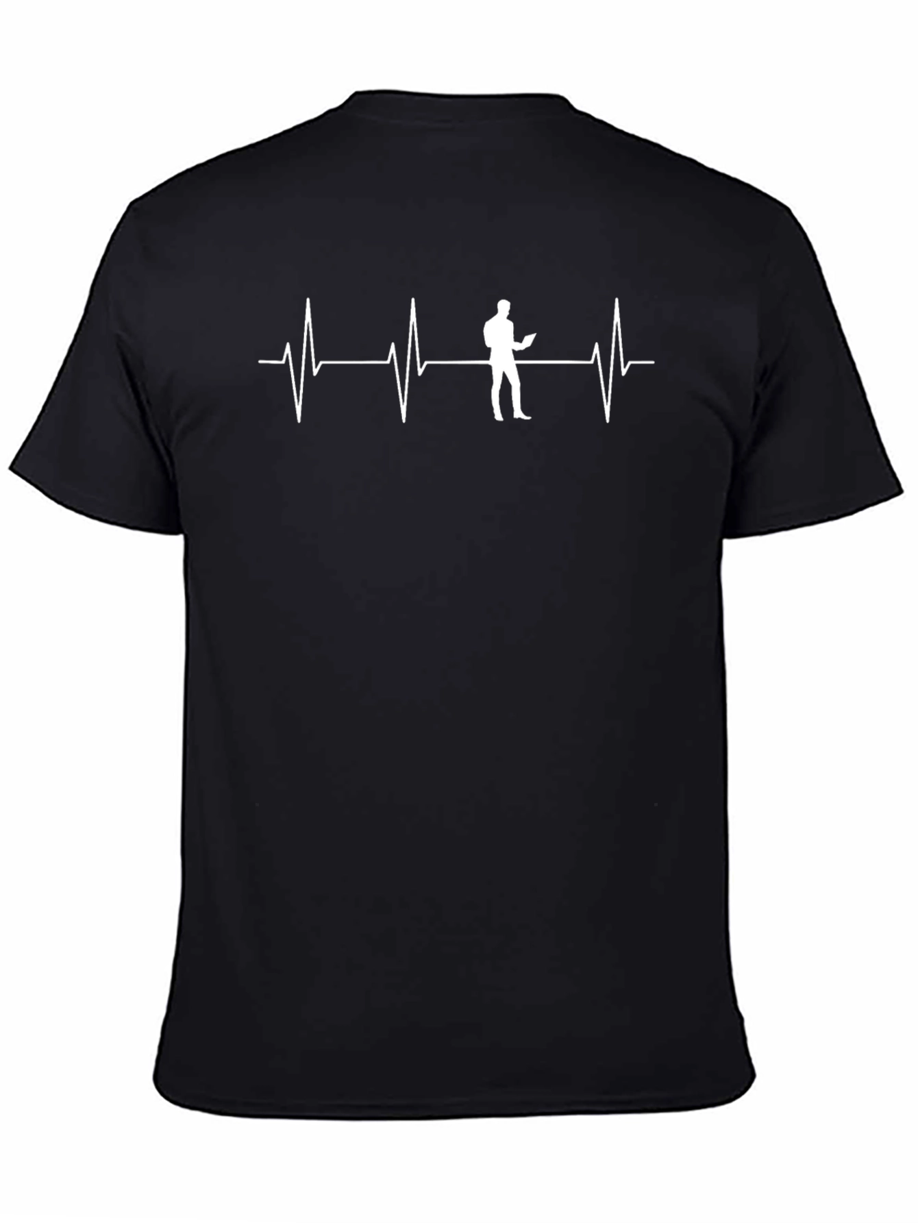 ECG Heartbeat Reader T-Shirt - Unique Design