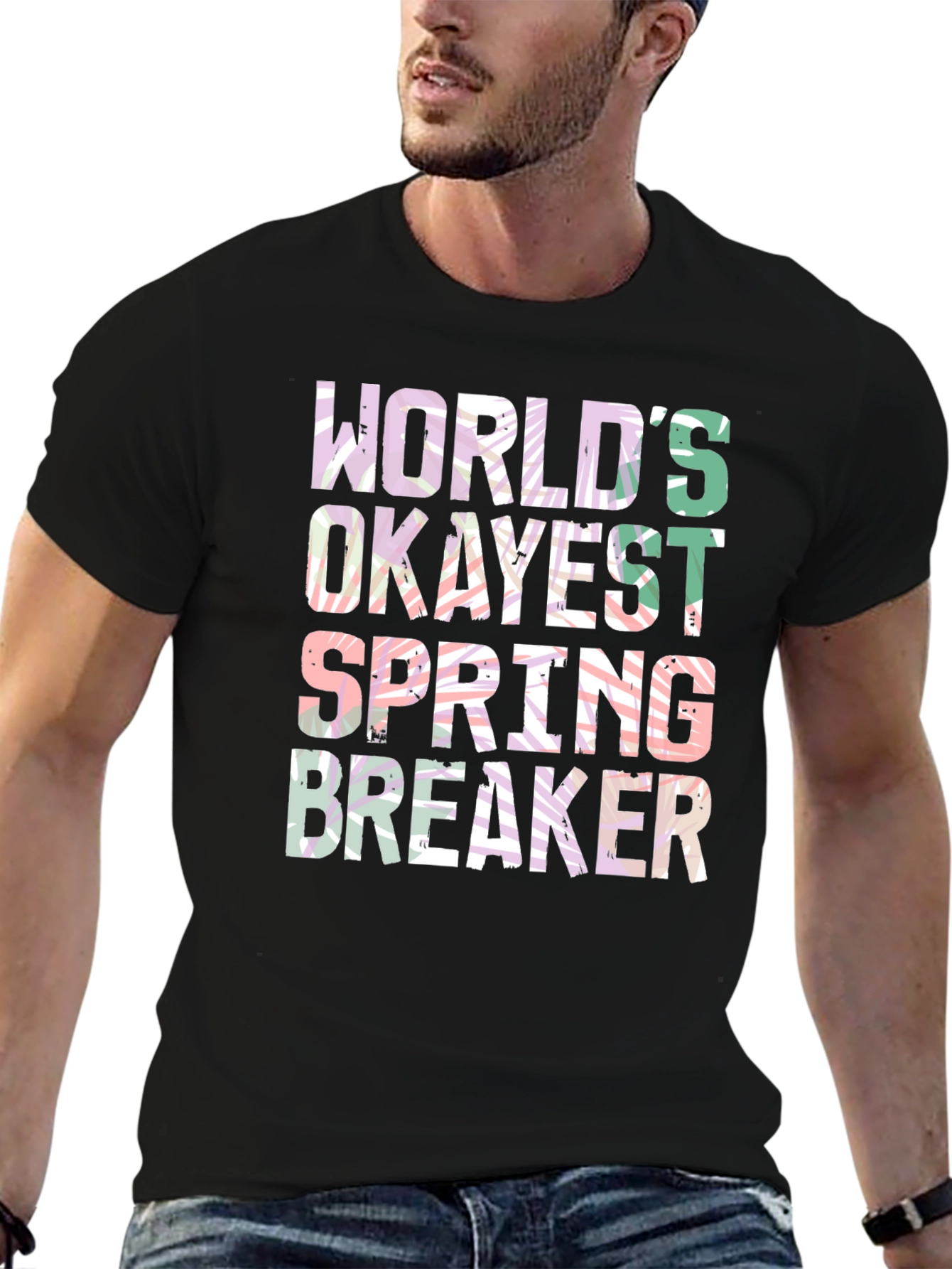 Worlds Okayest Spring Breaker Graphic Tee