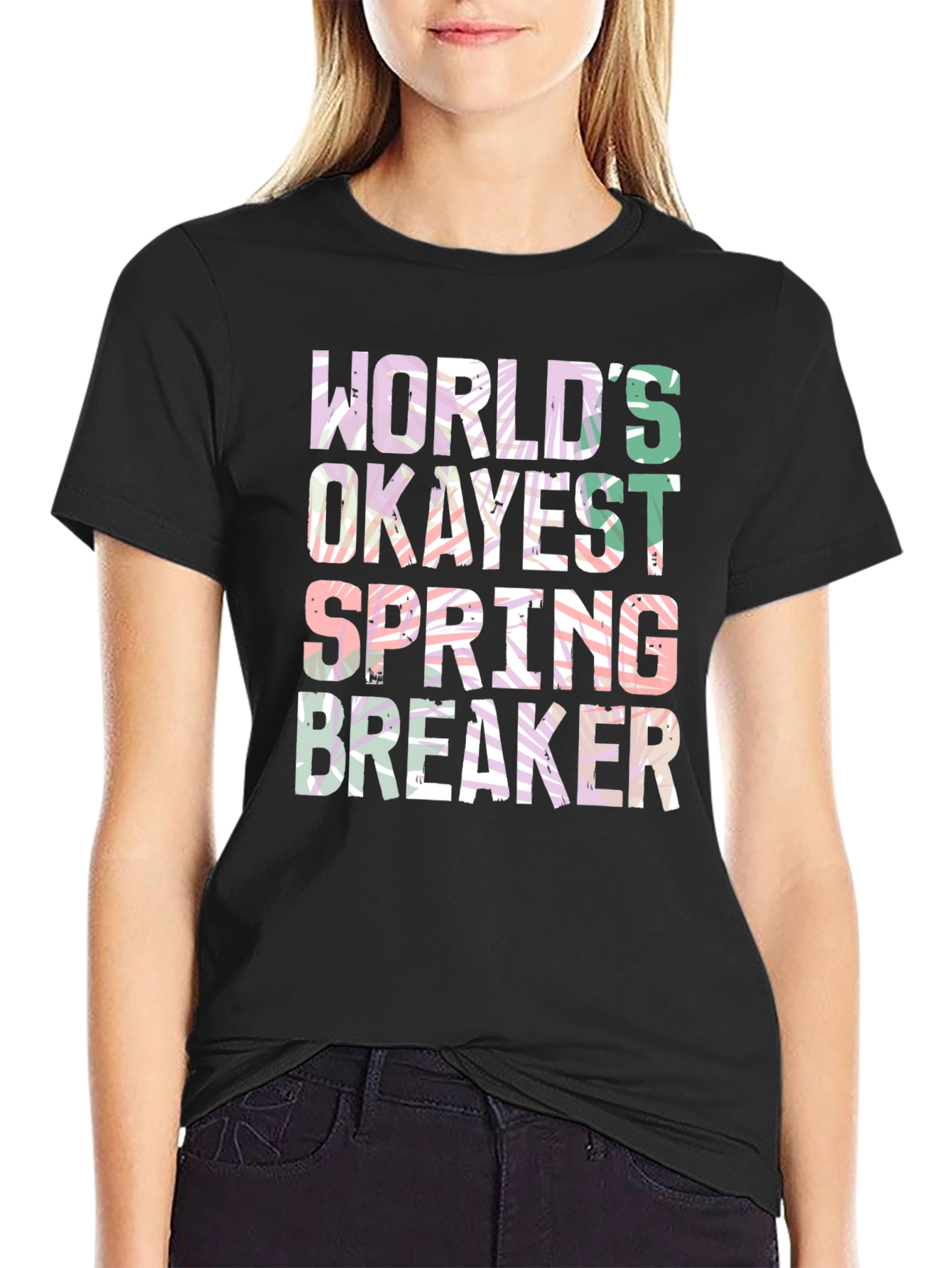 Worlds Okayest Spring Breaker Graphic Tee