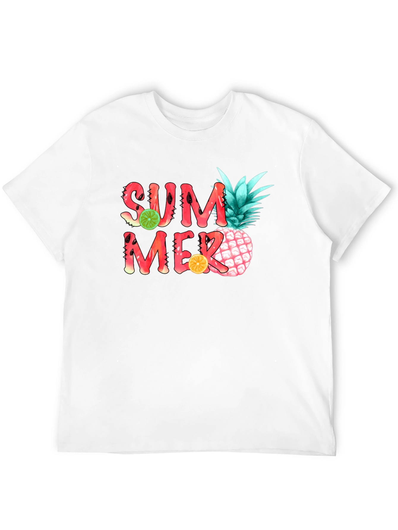 Summer Fruit T-Shirt - Tropical Pineapple Design