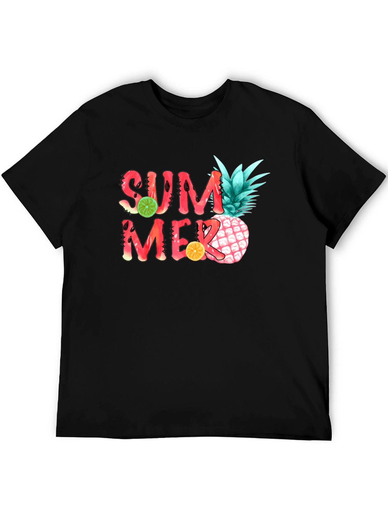 Summer Fruit T-Shirt - Tropical Pineapple Design