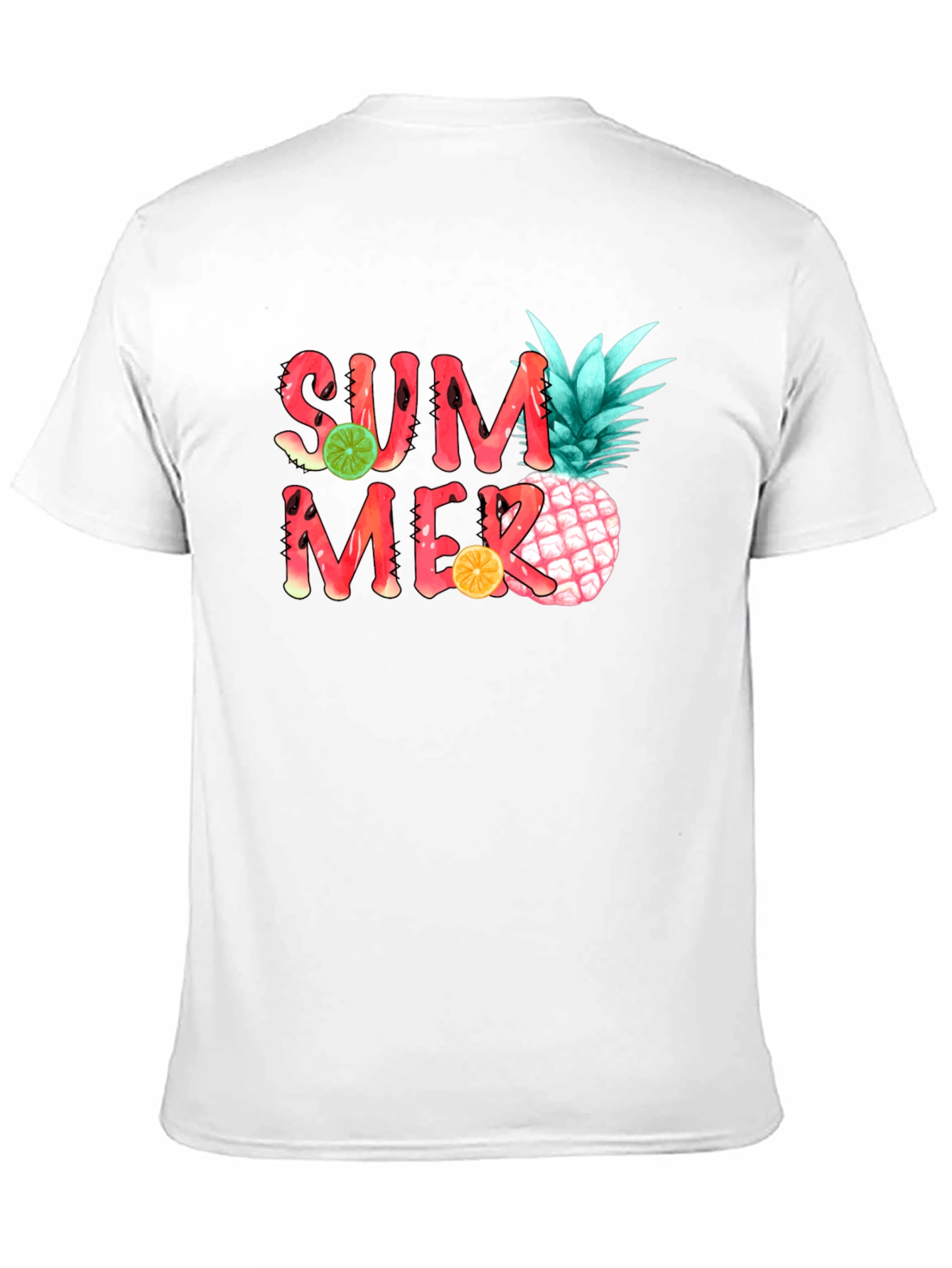 Summer Fruit T-Shirt - Tropical Pineapple Design