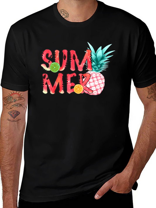 Summer Fruit T-Shirt - Tropical Pineapple Design