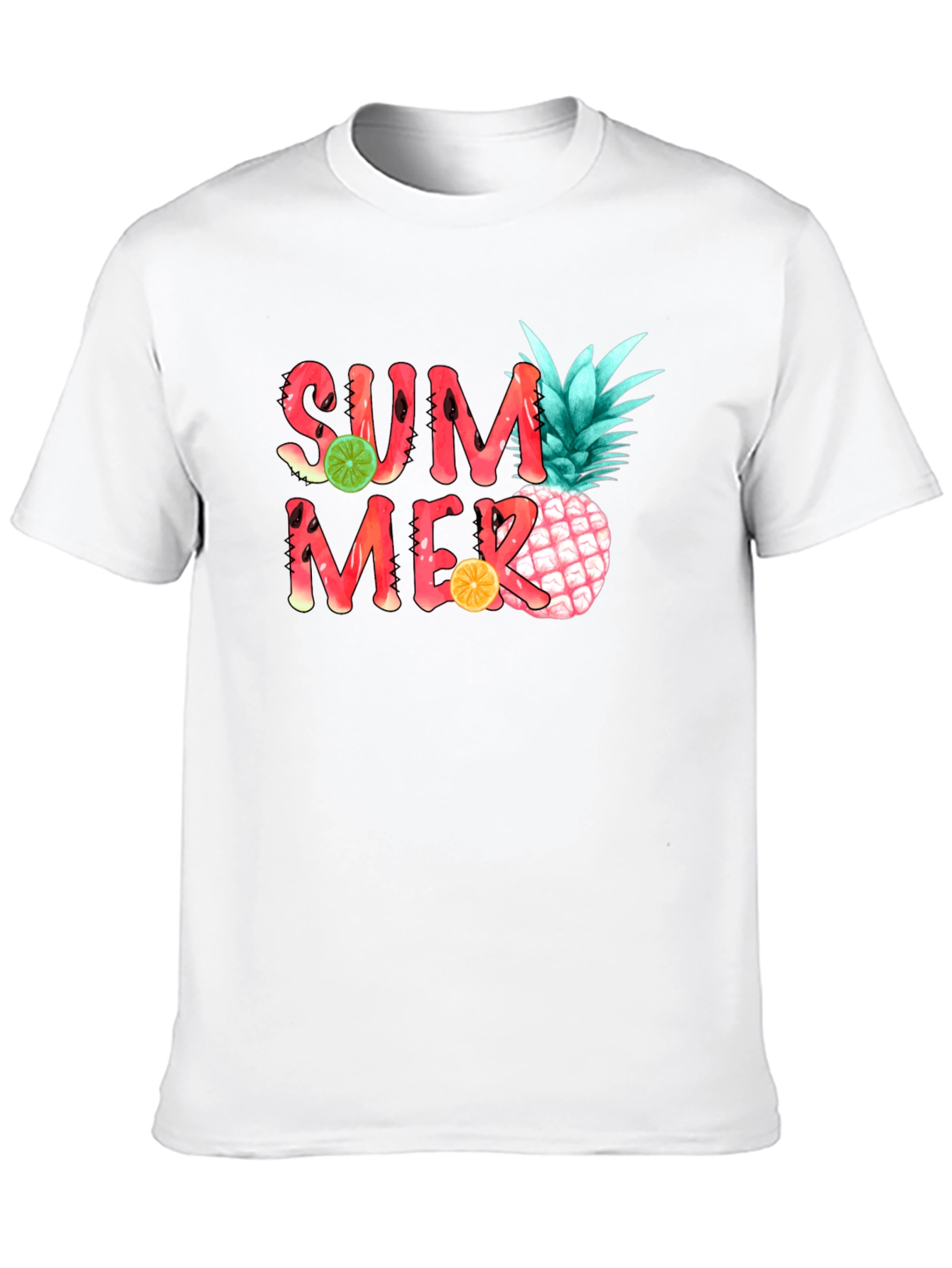 Summer Fruit T-Shirt - Tropical Pineapple Design