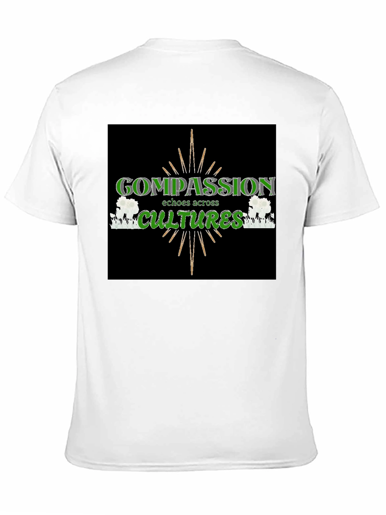 Compassion Cultures Black Graphic Tee