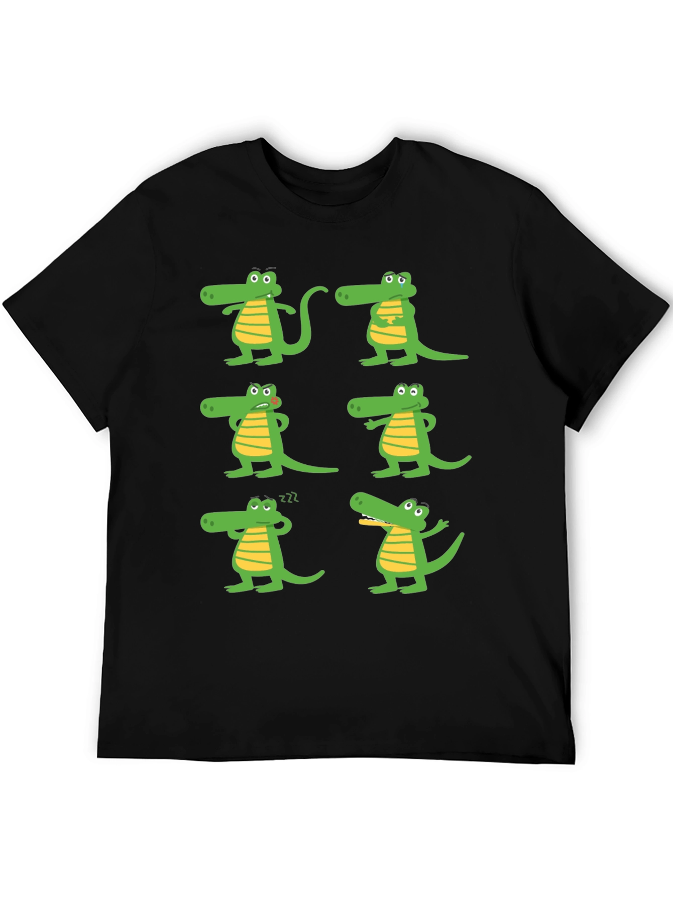 Cartoon Crocodile Graphic Tee