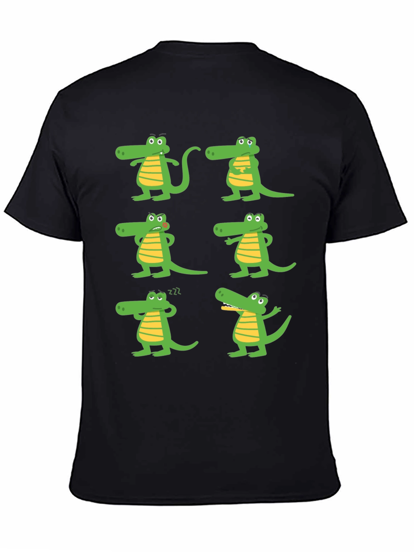 Cartoon Crocodile Graphic Tee