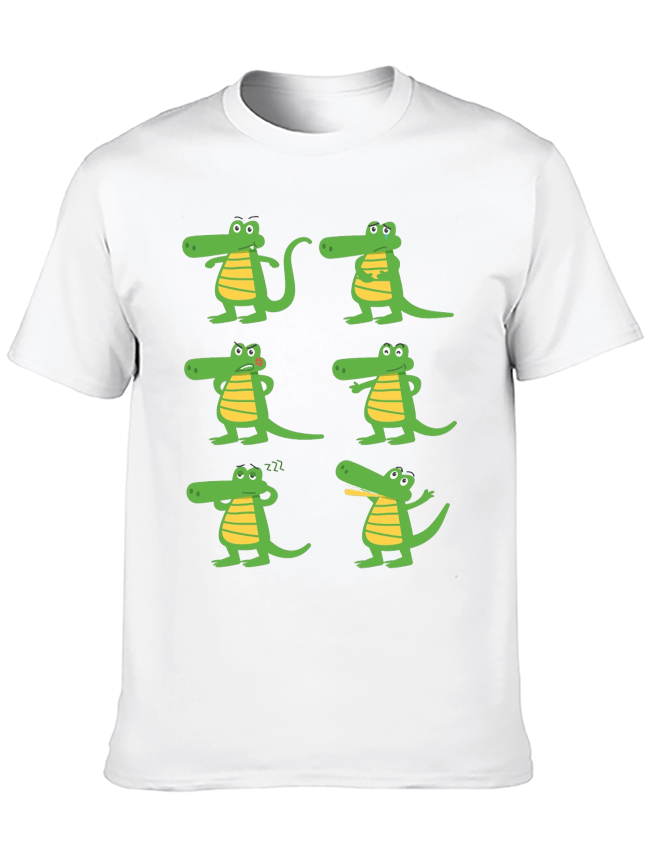 Cartoon Crocodile Graphic Tee