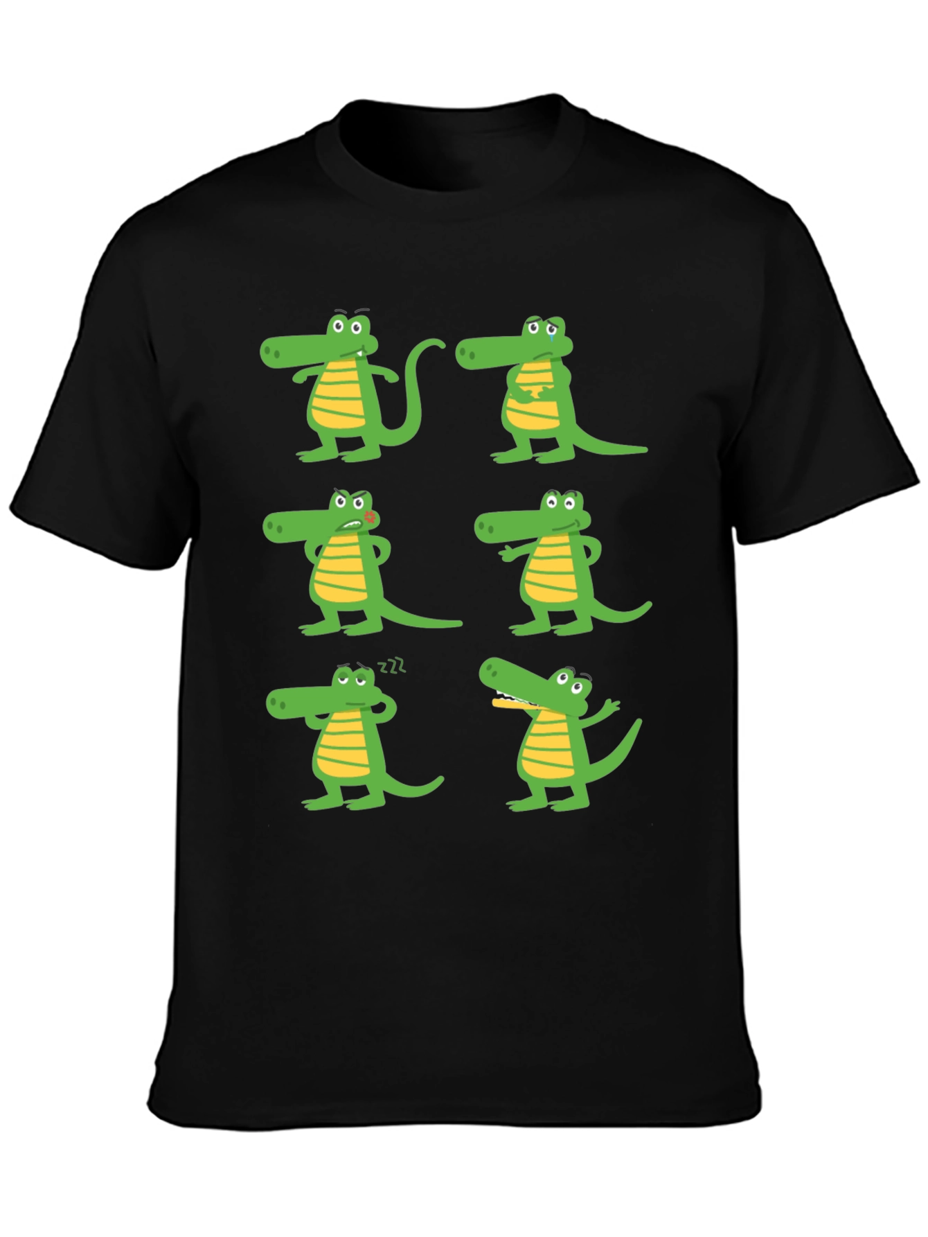 Cartoon Crocodile Graphic Tee