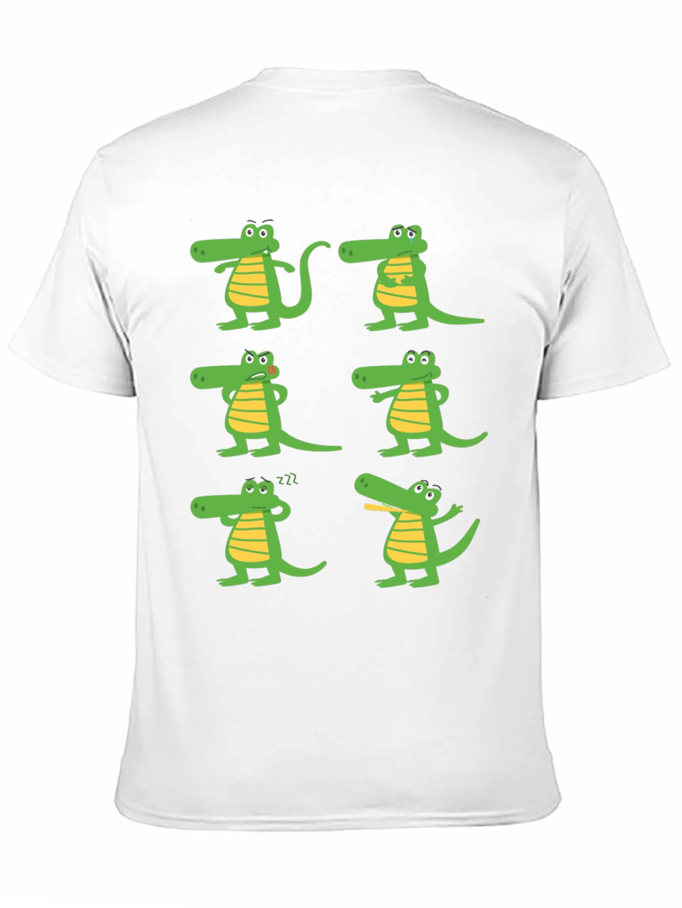Cartoon Crocodile Graphic Tee