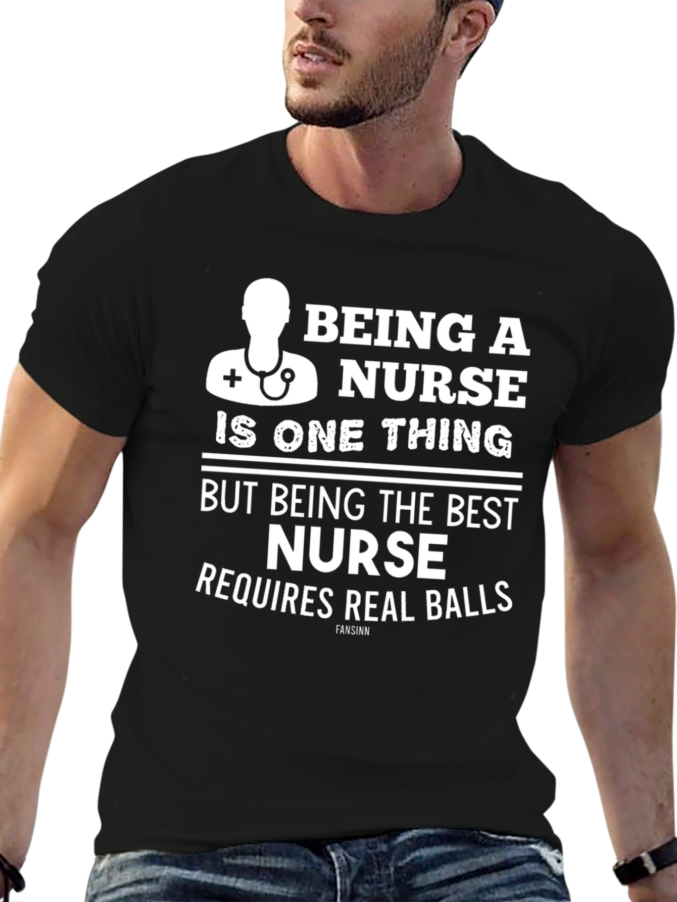 Nurse T-Shirt: Real Balls Required