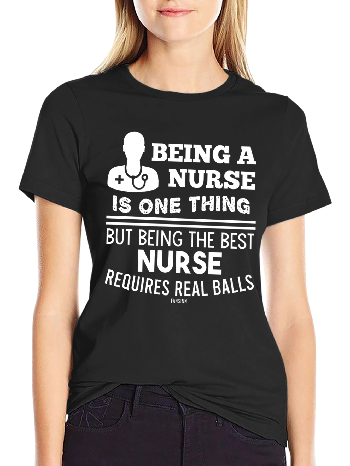 Nurse T-Shirt: Real Balls Required