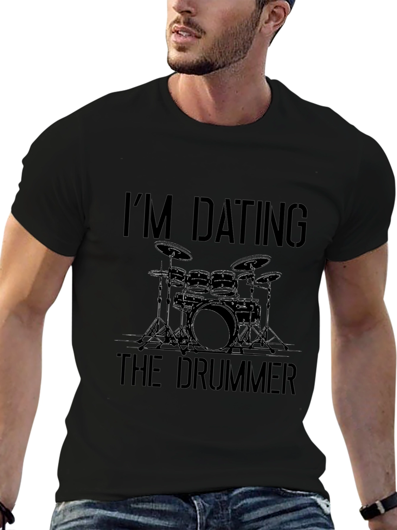 Im Dating the Drummer T-Shirt - Musician Lover Tee