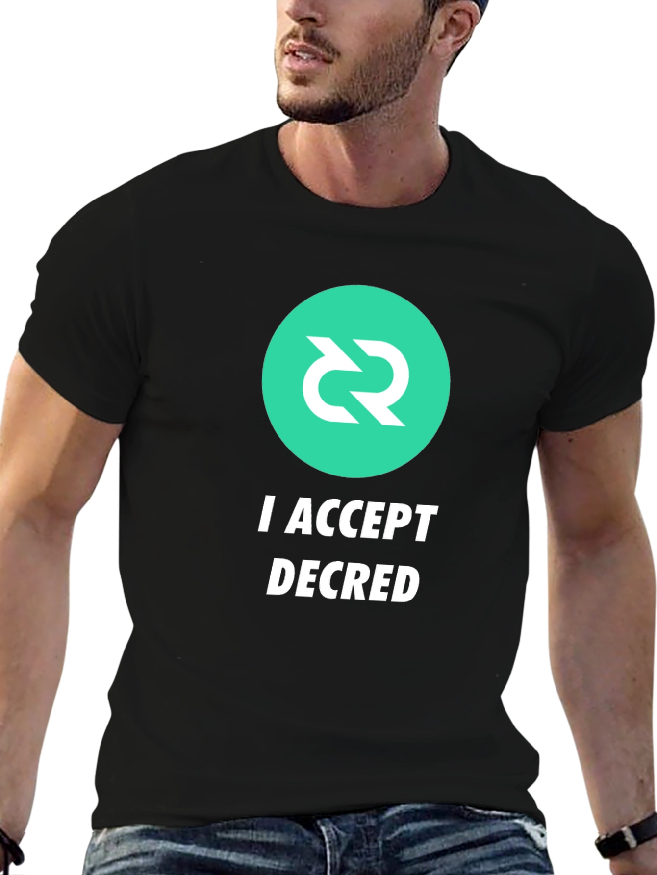 I Accept Decred T-Shirt - Crypto Fashion