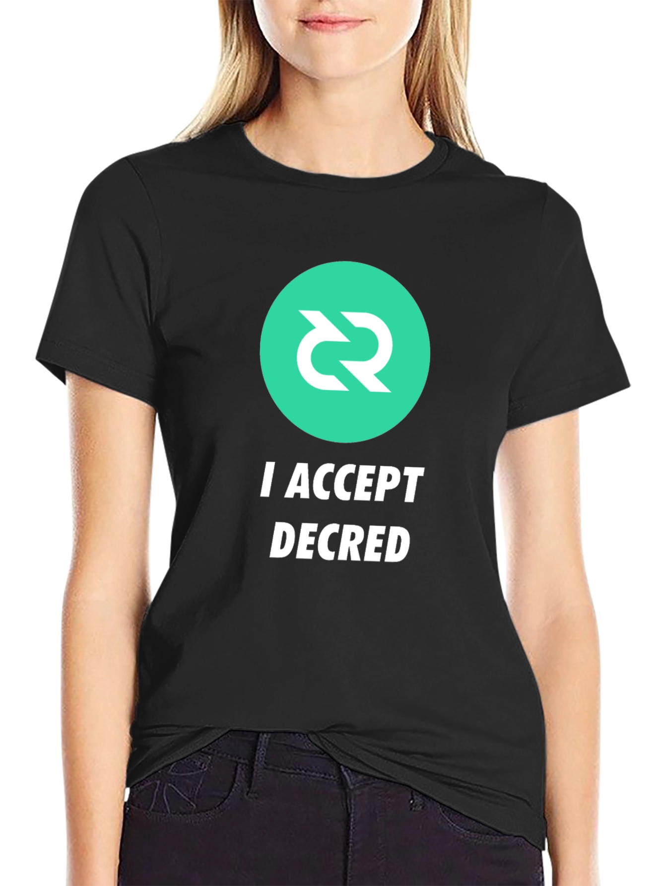 I Accept Decred T-Shirt - Crypto Fashion