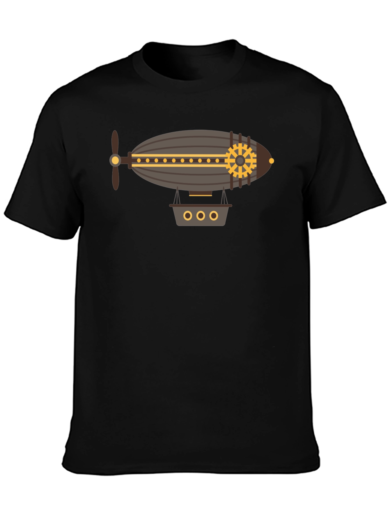 Steampunk Airship Graphic Tee