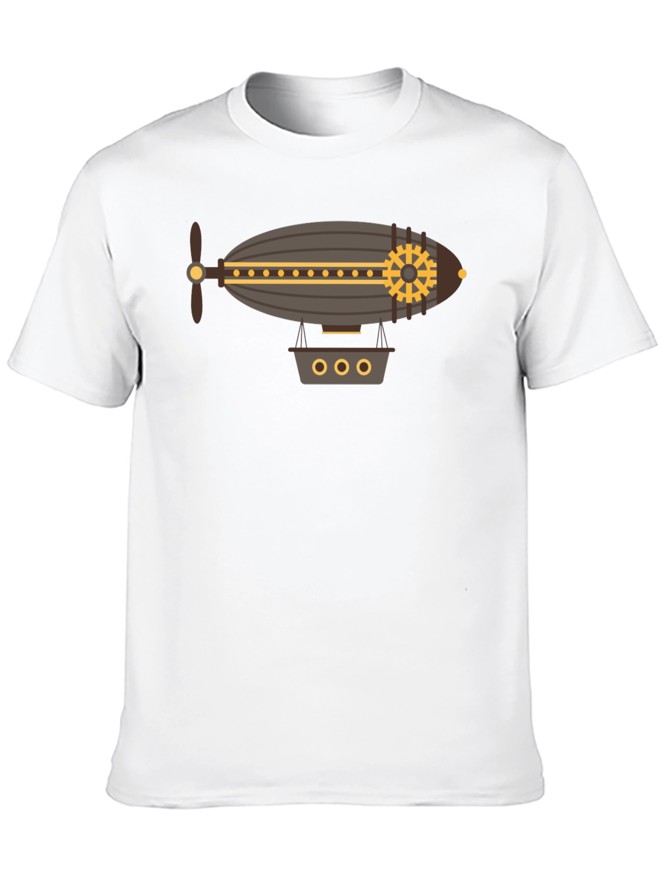 Steampunk Airship Graphic Tee