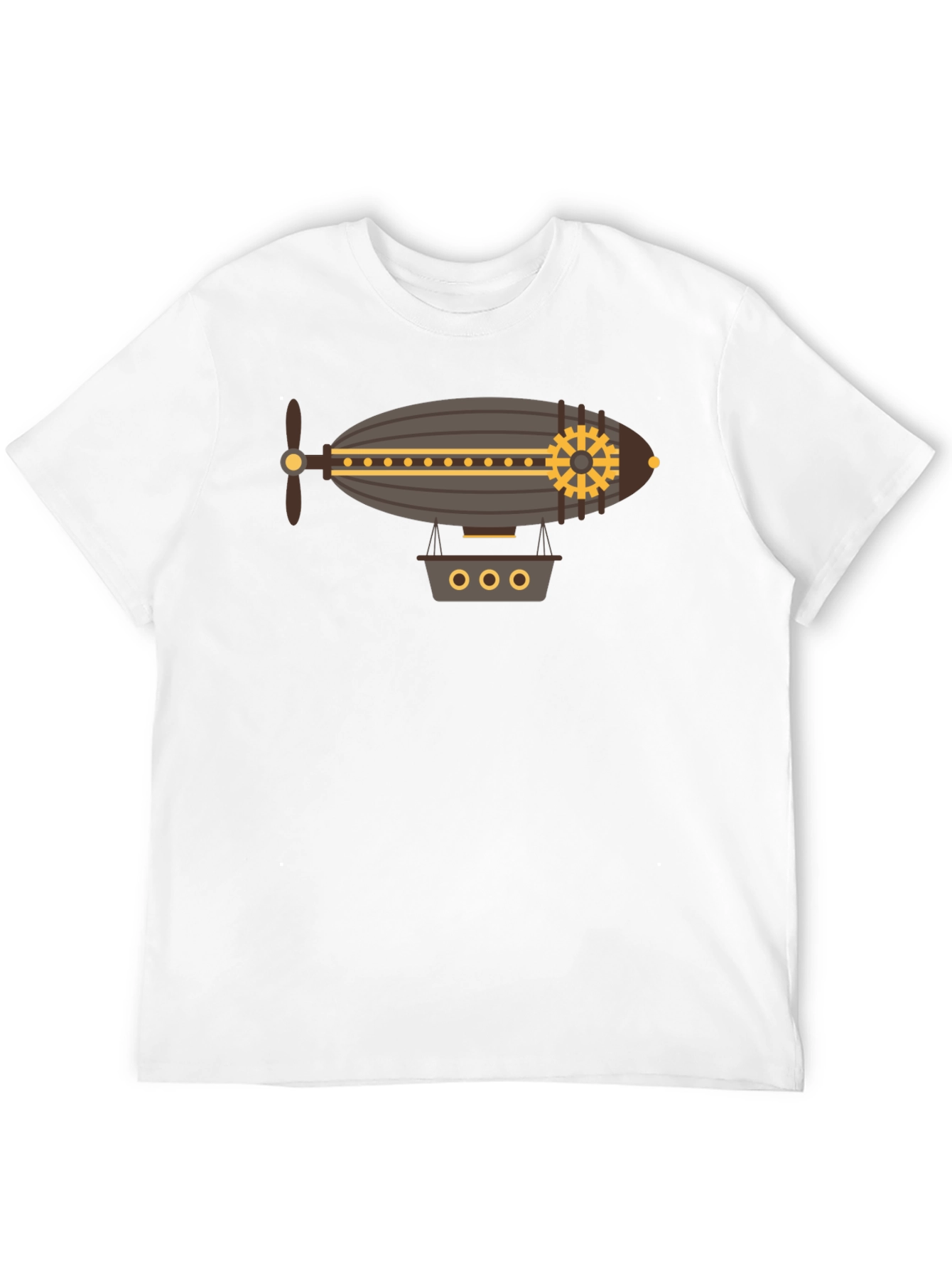 Steampunk Airship Graphic Tee