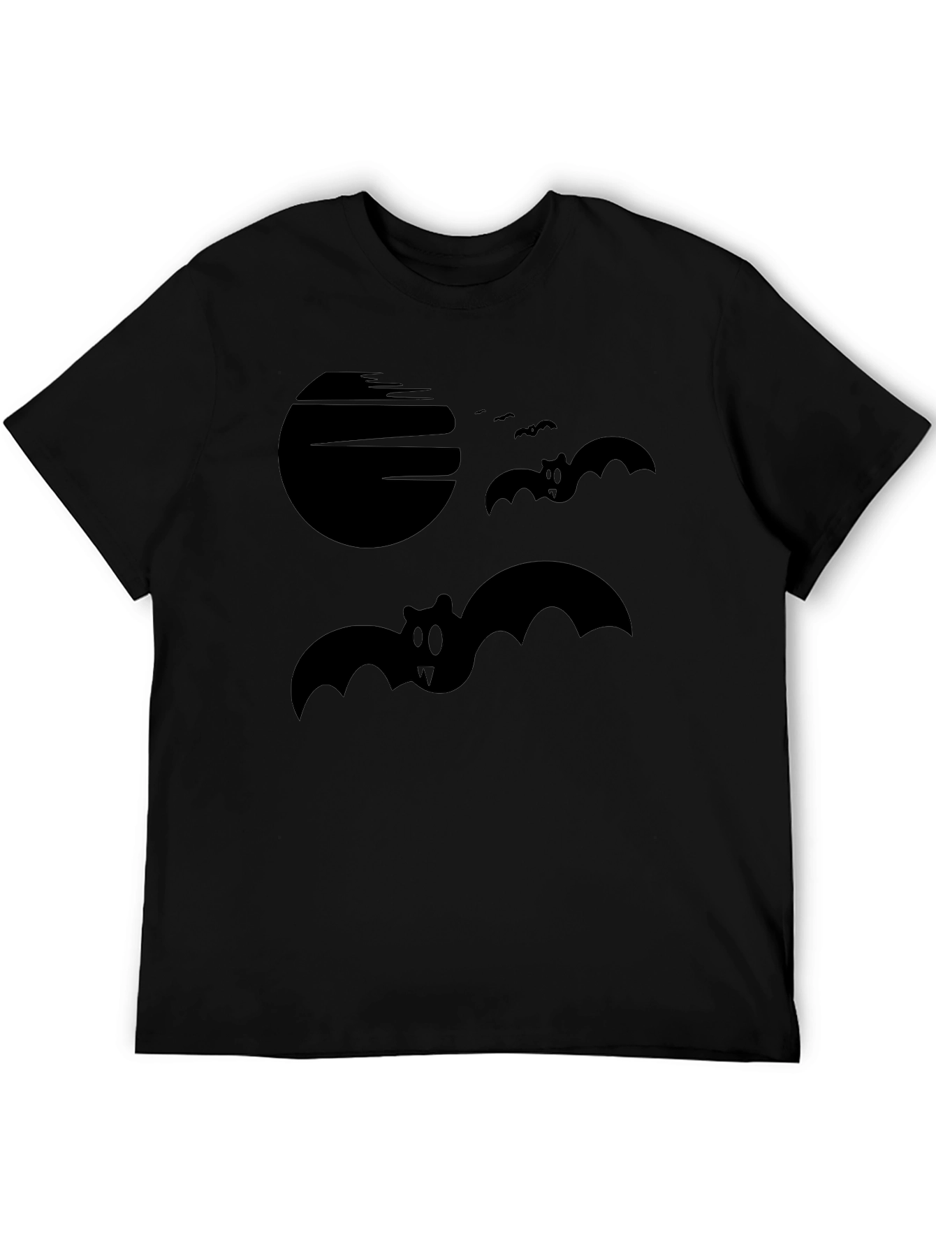 Spooky Bats Graphic Tee - Halloween Style Shirt