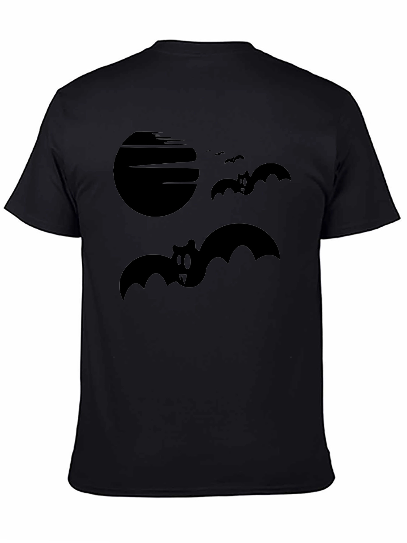 Spooky Bats Graphic Tee - Halloween Style Shirt