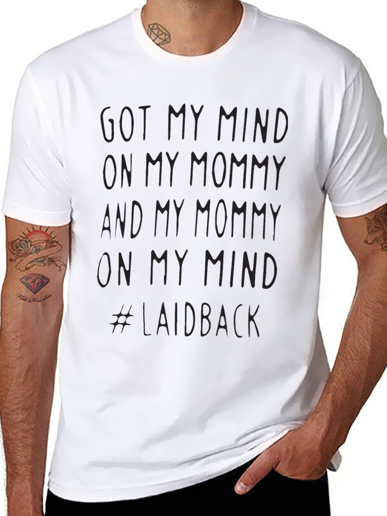 Got My Mind on My Mommy T-Shirt - Laidback