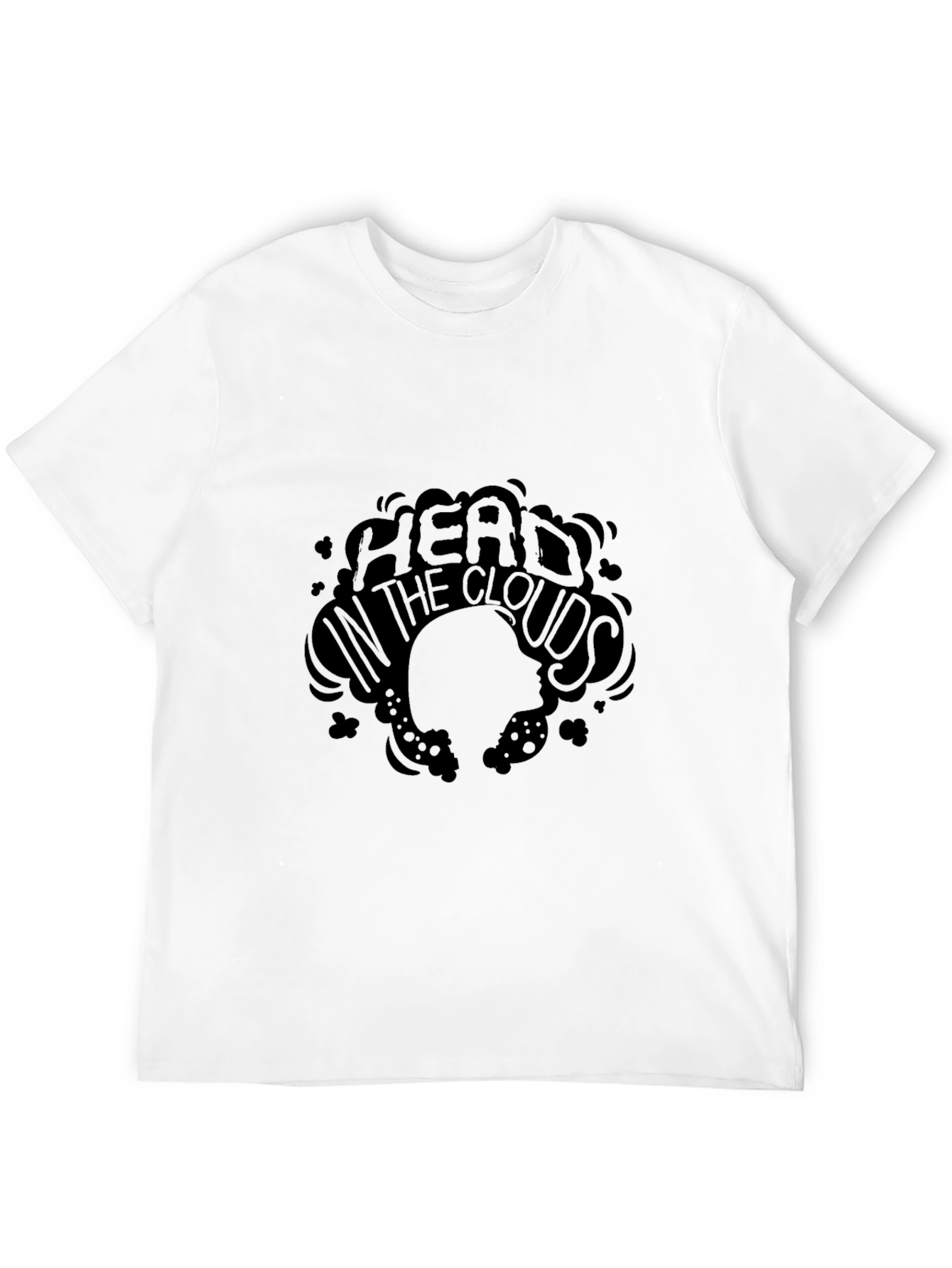 Head in the Clouds Graphic T-Shirt - Black