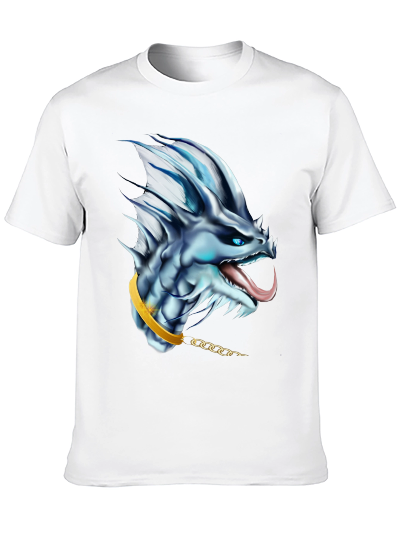 Dragon Head Graphic Tee - Fantasy T-Shirt