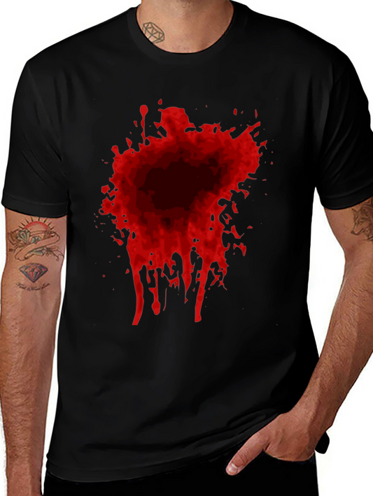 Blood Splatter Graphic T-Shirt