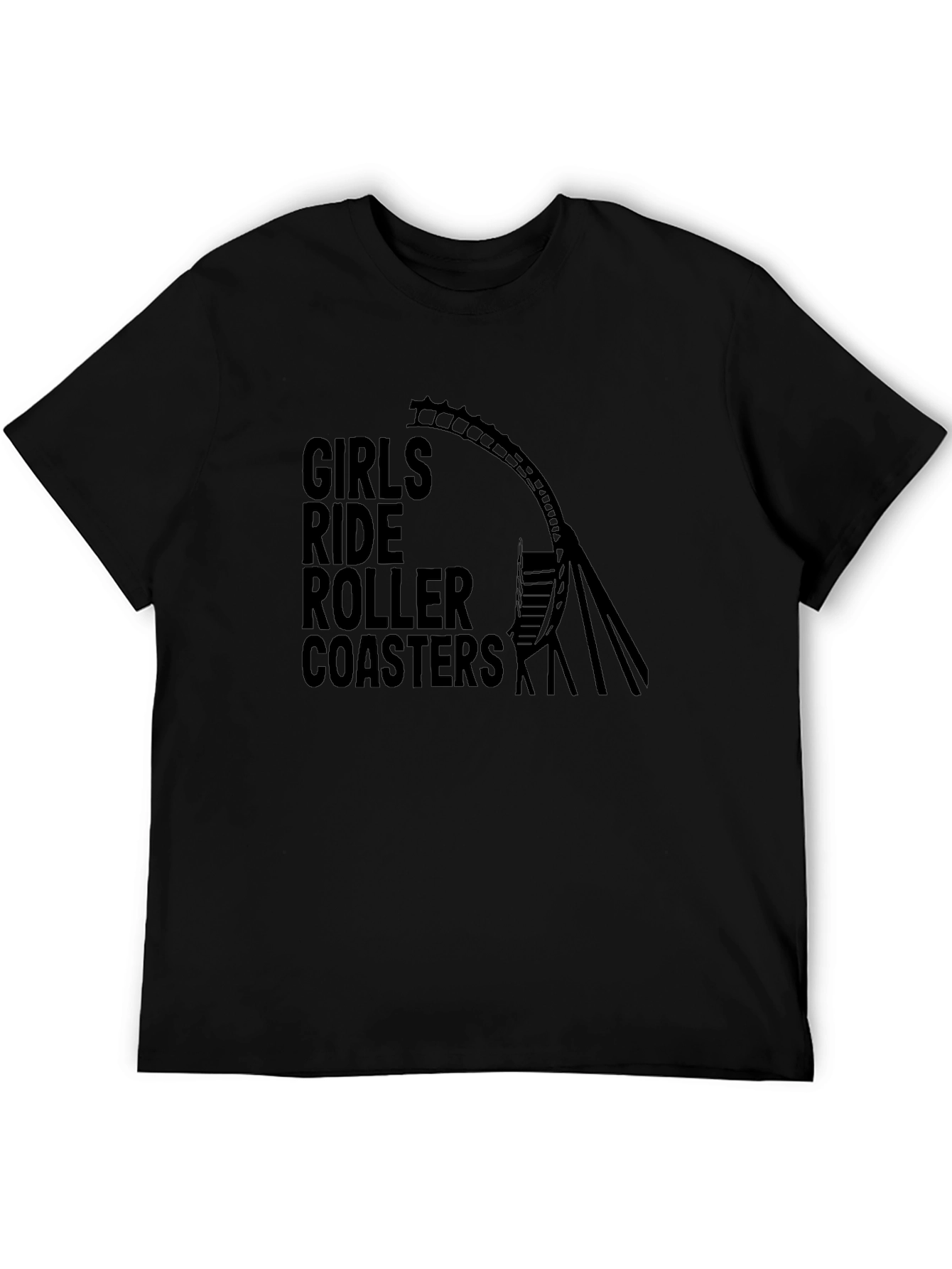 Girls Ride Roller Coasters Graphic Tee